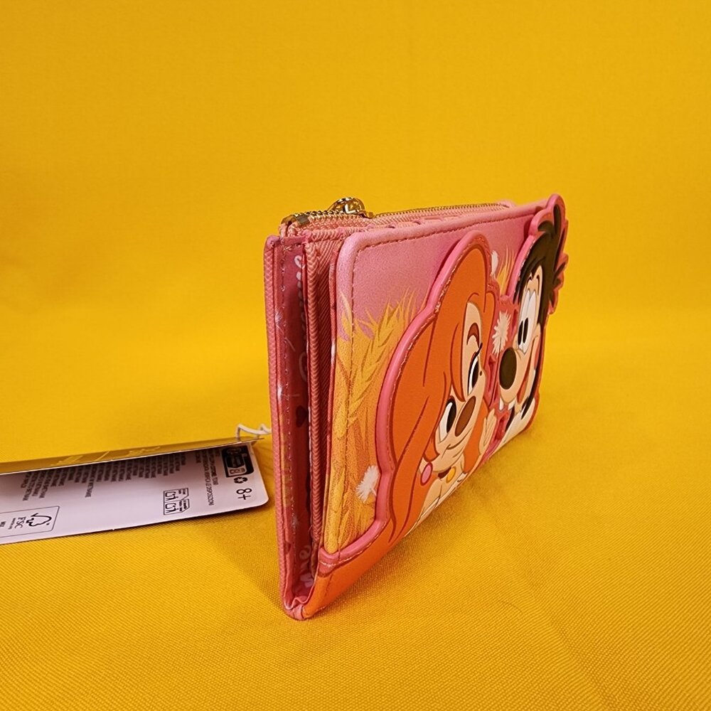 Loungefly Disney A Goofy Movie Max & Roxanne Dandelion Flap Wallet NEW - Picture 3 of 12